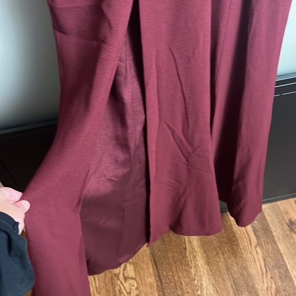 NWT Dress The Population Iris V-Neck Side Slit Gown Size Medium - Picture 4 of 12